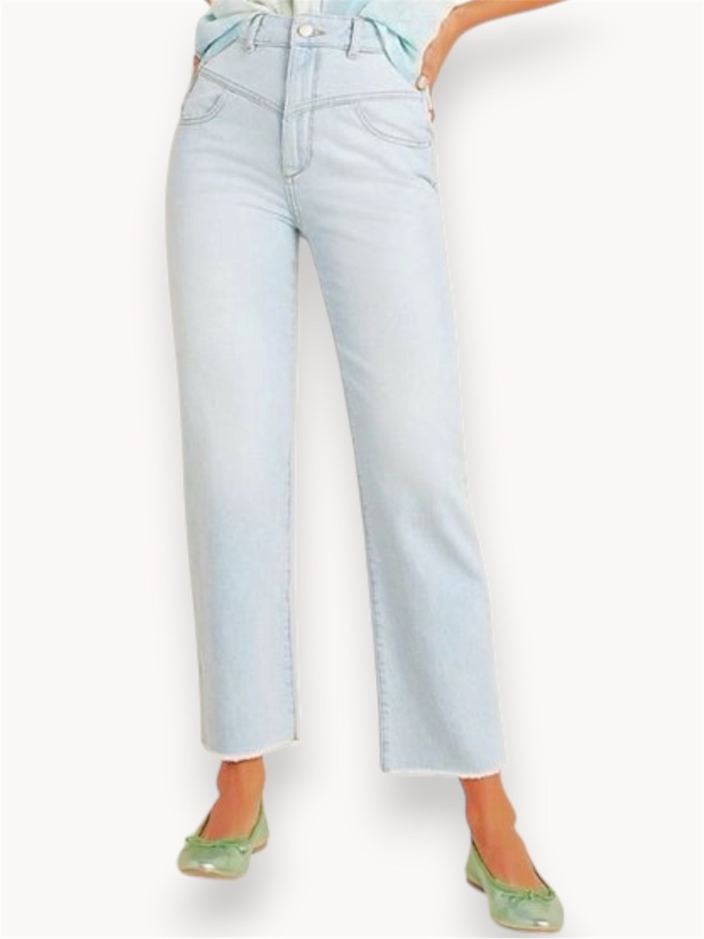DL1961 “Jerry” Light Wash Straight Jeans